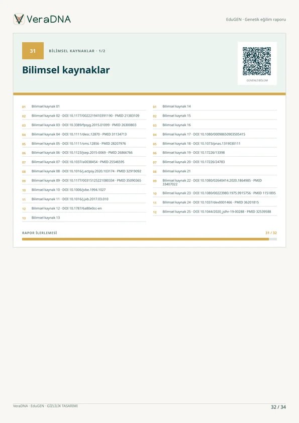 EduGEN örnek bilimsel kaynak sayfası