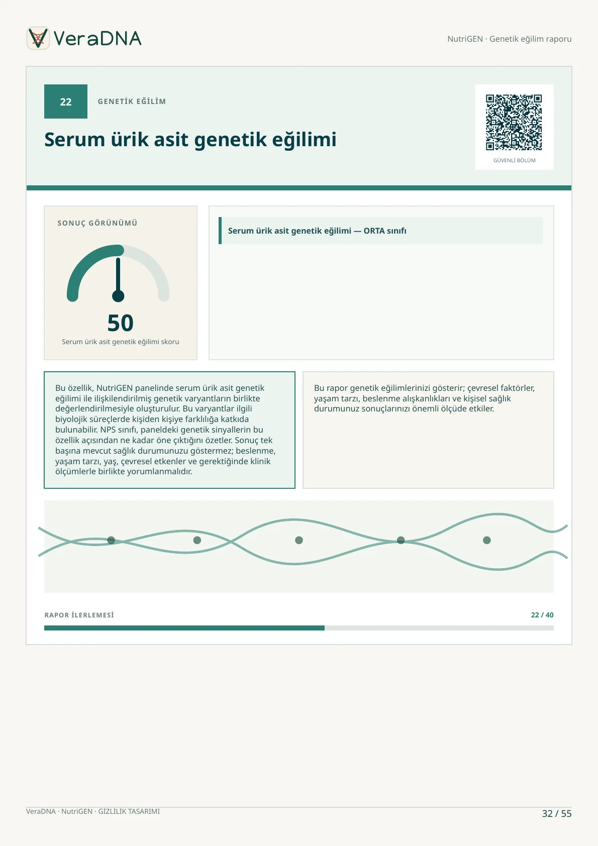 NutriGEN örnek beslenme modeli sayfası